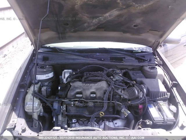 1G1NE52J12M503017 - 2002 CHEVROLET MALIBU LS 棕色 照片 10