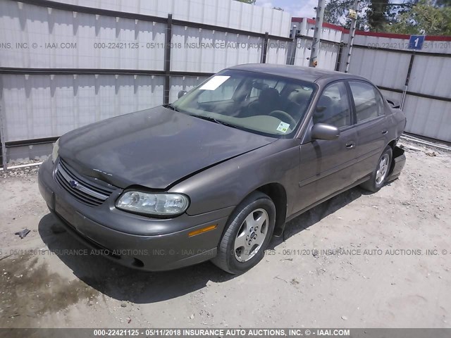 1G1NE52J12M503017 - 2002 CHEVROLET MALIBU LS 棕色 照片 2
