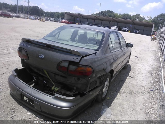 1G1NE52J12M503017 - 2002 CHEVROLET MALIBU LS 棕色 照片 4