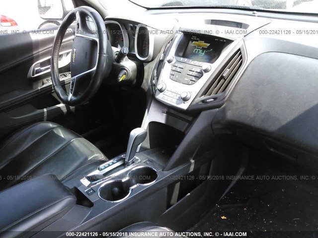 2GNFLGEK5D6130283 - 2013 CHEVROLET EQUINOX LTZ BLACK photo 5