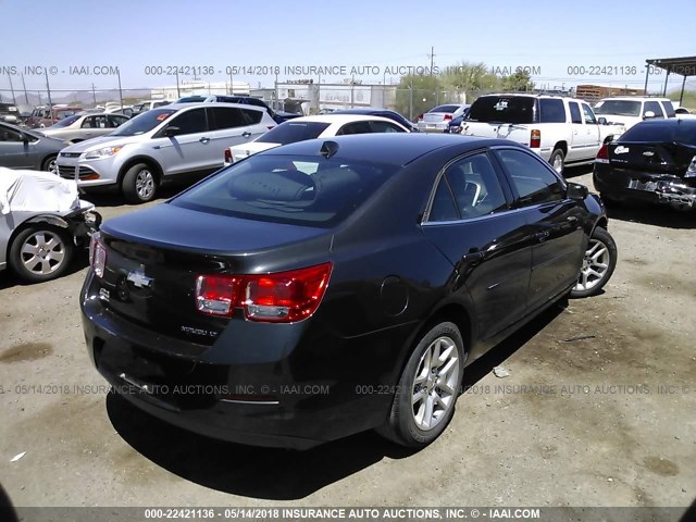 1G11C5SLXEF121776 - 2014 CHEVROLET MALIBU 1LT ნაცრისფერი ფოტო 4