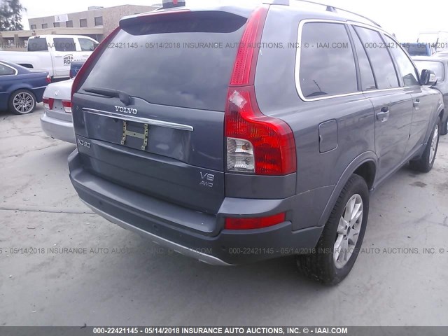 YV4CZ852871339313 - 2007 VOLVO XC90 V8 GRAY photo 4