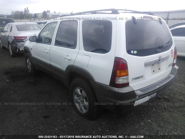 4F2CZ96124KM06525 - 2004 MAZDA TRIBUTE ES 白色 照片 3