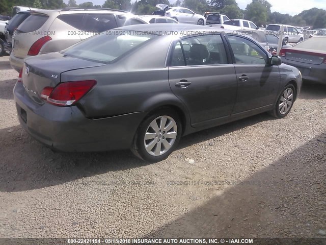 4T1BK36B96U097595 - 2006 TOYOTA AVALON XL/XLS/TOURING/LIMITED GRAY photo 4