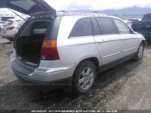 2C4GF68465R657471 - 2005 CHRYSLER PACIFICA TOURING SILVER photo 4