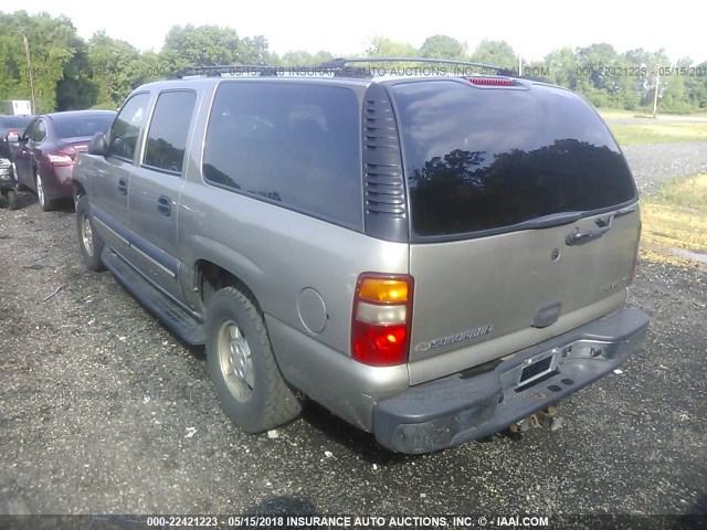 1GNEC16Z73J130808 - 2003 CHEVROLET SUBURBAN C1500 TAN photo 3