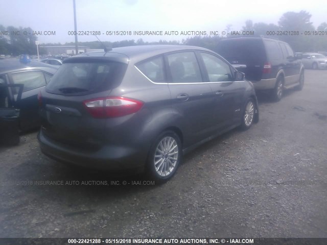 1FADP5BU4DL549348 - 2013 FORD C-MAX SEL GRAY photo 4