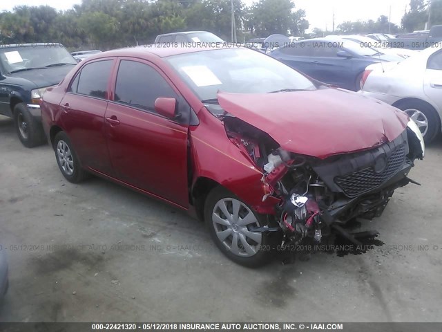 JTDBL40E09J037110 - 2009 TOYOTA COROLLA LE/XLE RED photo 1