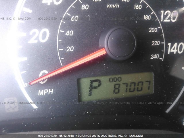 JTDBL40E09J037110 - 2009 TOYOTA COROLLA LE/XLE RED photo 7