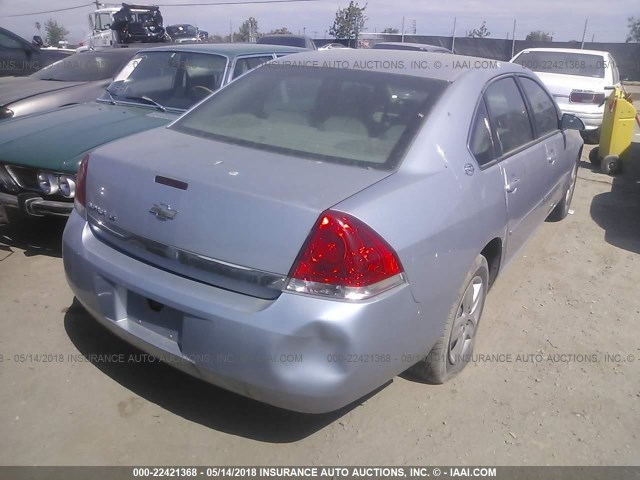 2G1WB58K569399793 - 2006 CHEVROLET IMPALA LS SILVER photo 4