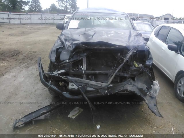 5TFJU4GN7FX066482 - 2015 TOYOTA TACOMA DOUBLE CAB PRERUNNER GRAY photo 6