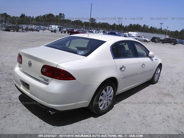 1G4HD57M29U107100 - 2009 BUICK LUCERNE CXL CREAM photo 4