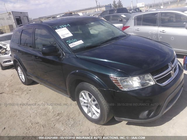 3C4PDDBG0DT641470 - 2013 DODGE JOURNEY SXT BLUE photo 1