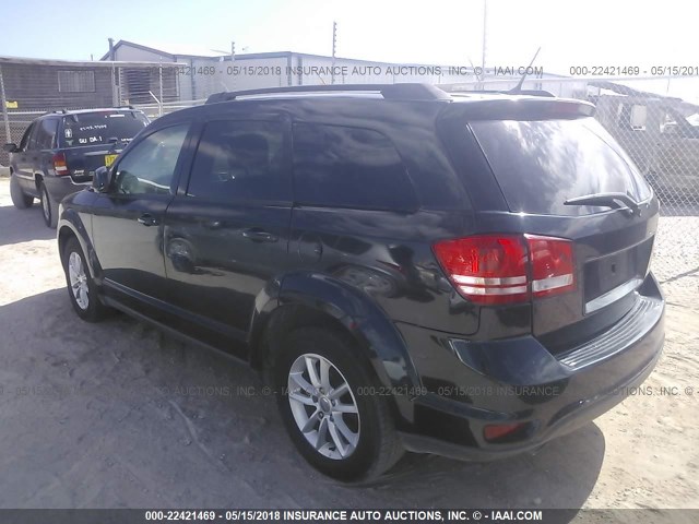 3C4PDDBG0DT641470 - 2013 DODGE JOURNEY SXT BLUE photo 3