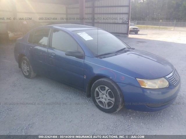 1G8AJ52F35Z125376 - 2005 SATURN ION LEVEL 2 Mavi foto 1