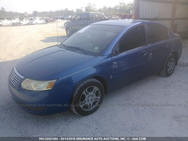 1G8AJ52F35Z125376 - 2005 SATURN ION LEVEL 2 Mavi foto 2