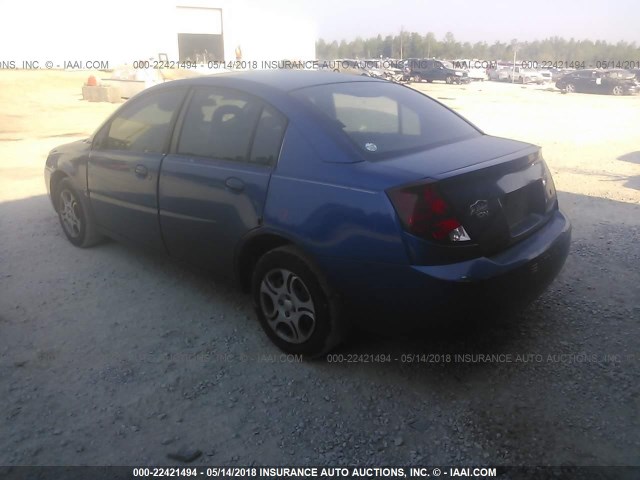 1G8AJ52F35Z125376 - 2005 SATURN ION LEVEL 2 Mavi foto 3
