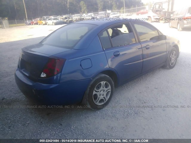 1G8AJ52F35Z125376 - 2005 SATURN ION LEVEL 2 Mavi foto 4