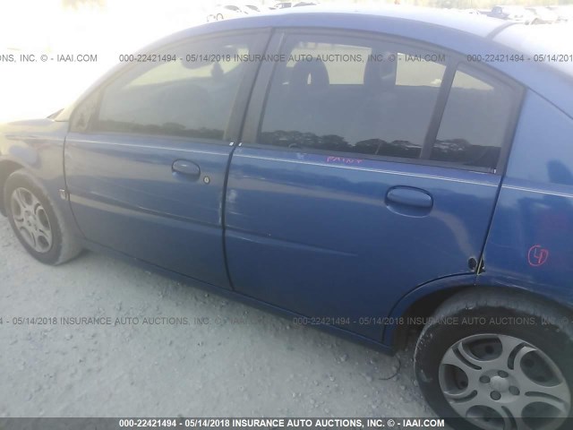 1G8AJ52F35Z125376 - 2005 SATURN ION LEVEL 2 Mavi foto 6