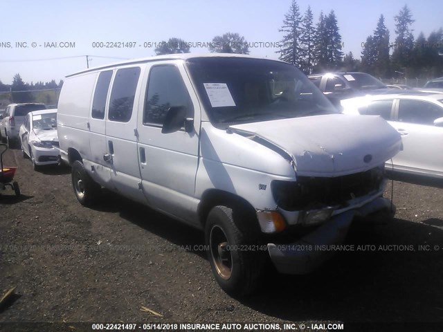 1FTNE24L3XHA93180 - 1999 FORD ECONOLINE E250 VAN WHITE photo 1