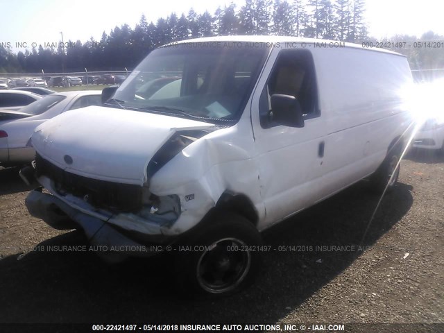 1FTNE24L3XHA93180 - 1999 FORD ECONOLINE E250 VAN WHITE photo 2