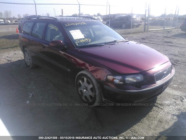 YV1SW53D911018456 - 2001 VOLVO V70 T5 TURBO MAROON photo 1