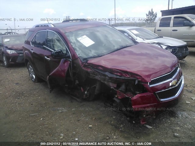 2GNFLHE31F6386082 - 2015 CHEVROLET EQUINOX LTZ RED photo 1