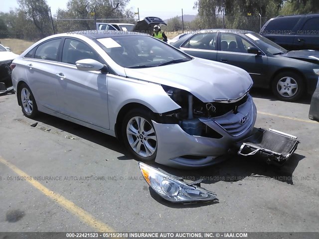 5NPEC4AC9DH555972 - 2013 HYUNDAI SONATA SE/LIMITED SILVER photo 1