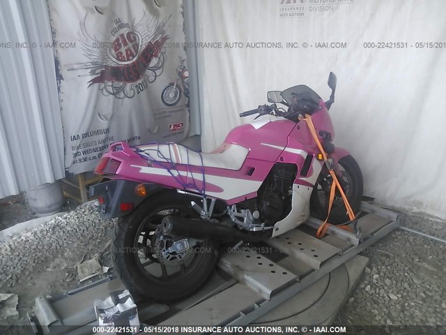 JKAEXMF152A090293 - 2002 KAWASAKI EX250 F PINK photo 4