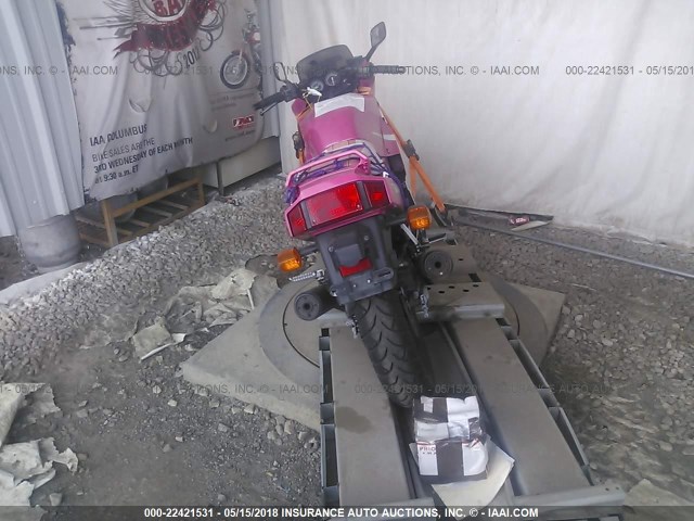 JKAEXMF152A090293 - 2002 KAWASAKI EX250 F PINK photo 6