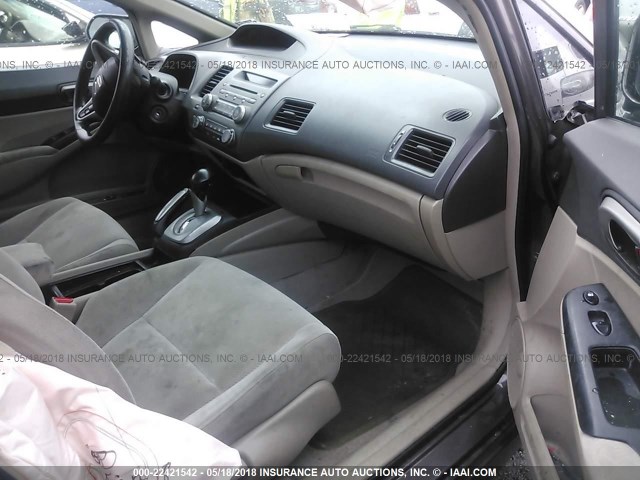 2HGFA1F53BH532102 - 2011 HONDA CIVIC LX GRAY photo 5