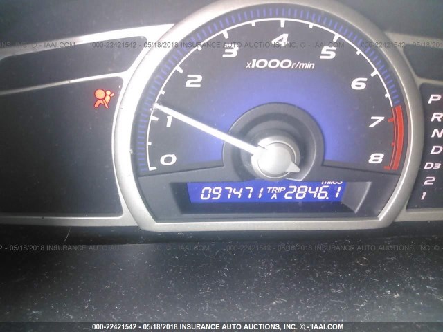 2HGFA1F53BH532102 - 2011 HONDA CIVIC LX GRAY photo 7