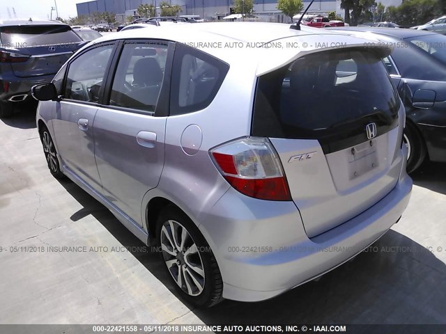 JHMGE8H51CC024095 - 2012 HONDA FIT SPORT 灰色 照片 3