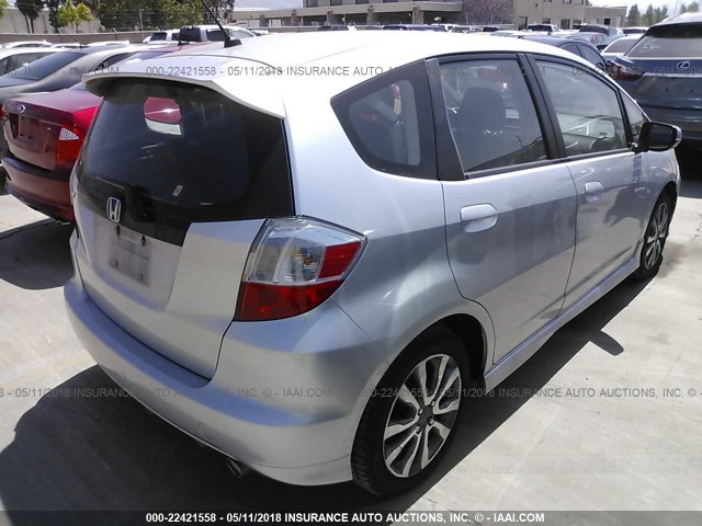 JHMGE8H51CC024095 - 2012 HONDA FIT SPORT 灰色 照片 4