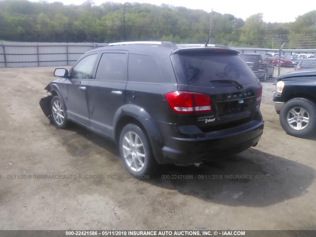 3D4PH3FG4BT506341 - 2011 DODGE JOURNEY CREW BLACK photo 3