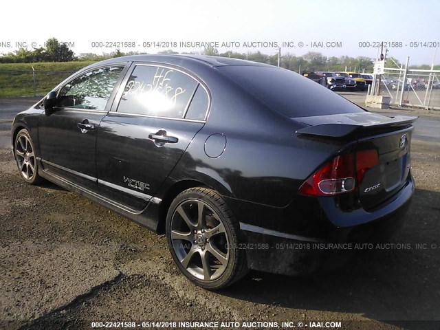 2HGFA55507H704716 - 2007 HONDA CIVIC SI 黑色 照片 3