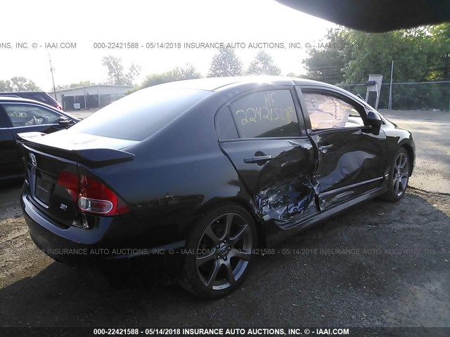 2HGFA55507H704716 - 2007 HONDA CIVIC SI 黑色 照片 4