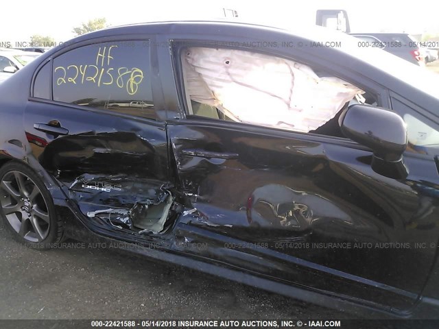 2HGFA55507H704716 - 2007 HONDA CIVIC SI 黑色 照片 6