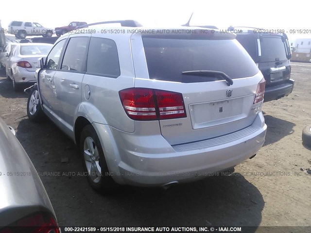 3D4PG5FV2AT152993 - 2010 DODGE JOURNEY SXT SILVER photo 3