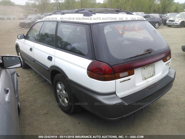 4S3BG6854W7614976 - 1998 SUBARU LEGACY 30TH ANN OUTBACK/LTD/SPT WHITE photo 3