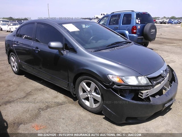 19XFA1F6XBE009968 - 2011 HONDA CIVIC LX-S GRAY photo 1