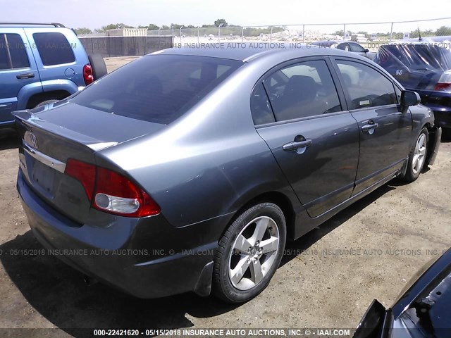 19XFA1F6XBE009968 - 2011 HONDA CIVIC LX-S GRAY photo 4