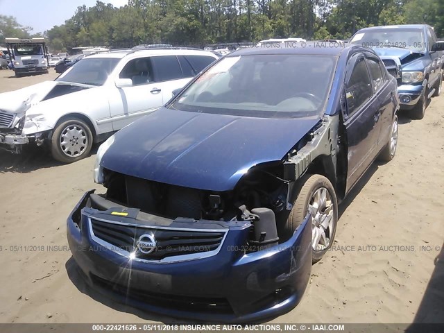 3N1AB6AP5AL697377 - 2010 NISSAN SENTRA 2.0/2.0S/SR/2.0SL BLUE photo 2