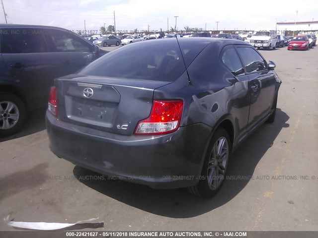 JTKJF5C75B3003382 - 2011 TOYOTA SCION TC 灰色 照片 4