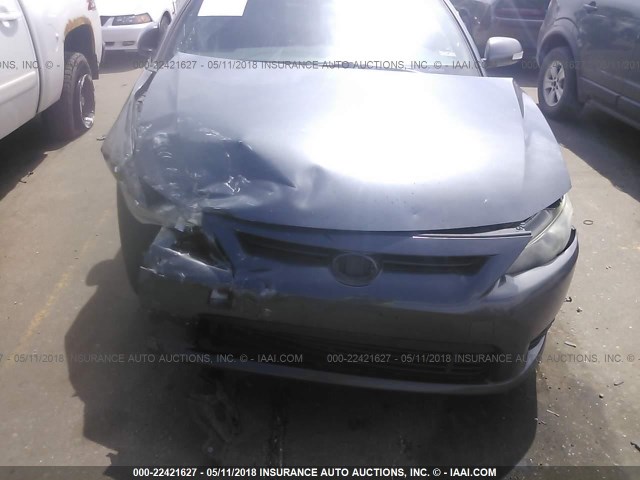 JTKJF5C75B3003382 - 2011 TOYOTA SCION TC 灰色 照片 6