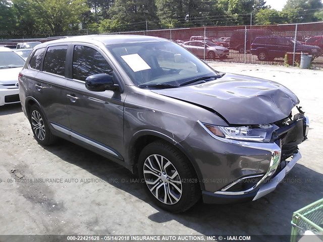 JA4AD2A36JZ028843 - 2018 MITSUBISHI OUTLANDER ES GRAY photo 1