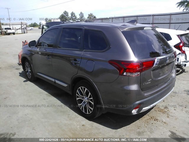 JA4AD2A36JZ028843 - 2018 MITSUBISHI OUTLANDER ES GRAY photo 3