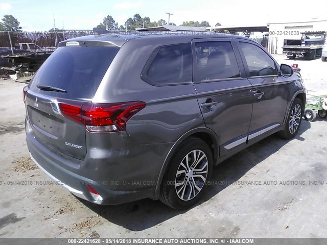 JA4AD2A36JZ028843 - 2018 MITSUBISHI OUTLANDER ES GRAY photo 4