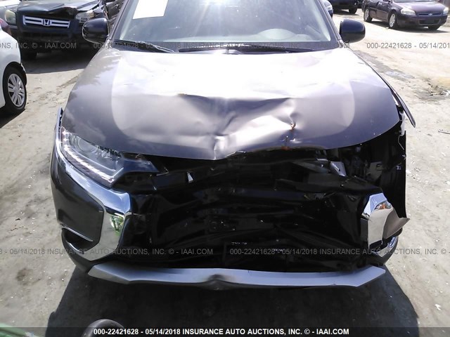 JA4AD2A36JZ028843 - 2018 MITSUBISHI OUTLANDER ES GRAY photo 6