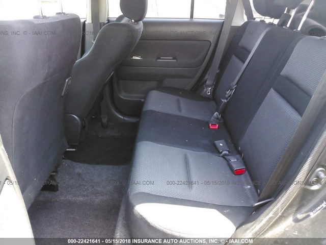 JTLKT324864064648 - 2006 TOYOTA SCION XB GRAY photo 8